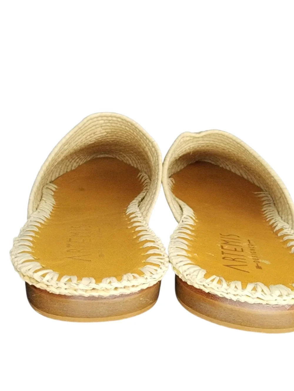 NWT Artemis Raffia Babouches Mules Natural, Womens 9 - Picture 8 of 9
